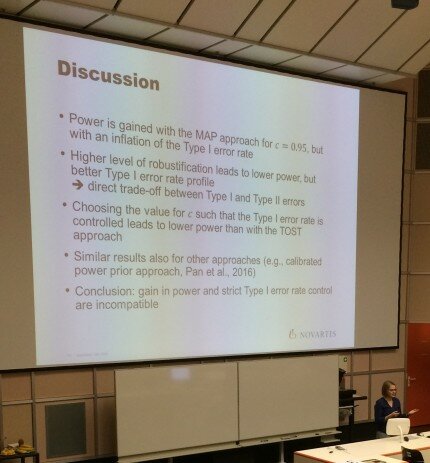 Johanna Mielke presenting at the seminar